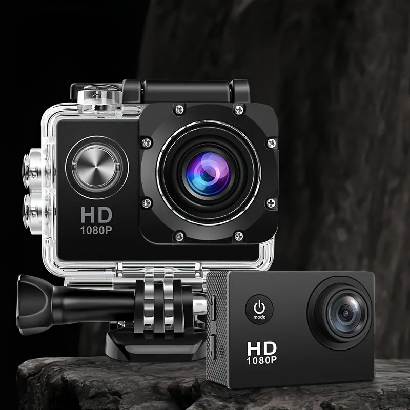 Action Camera with HD Video and Wide Lens