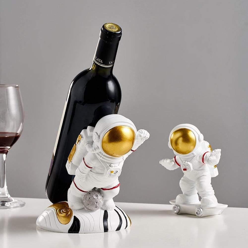 Wine Holder Resin Space Astronaut Decor