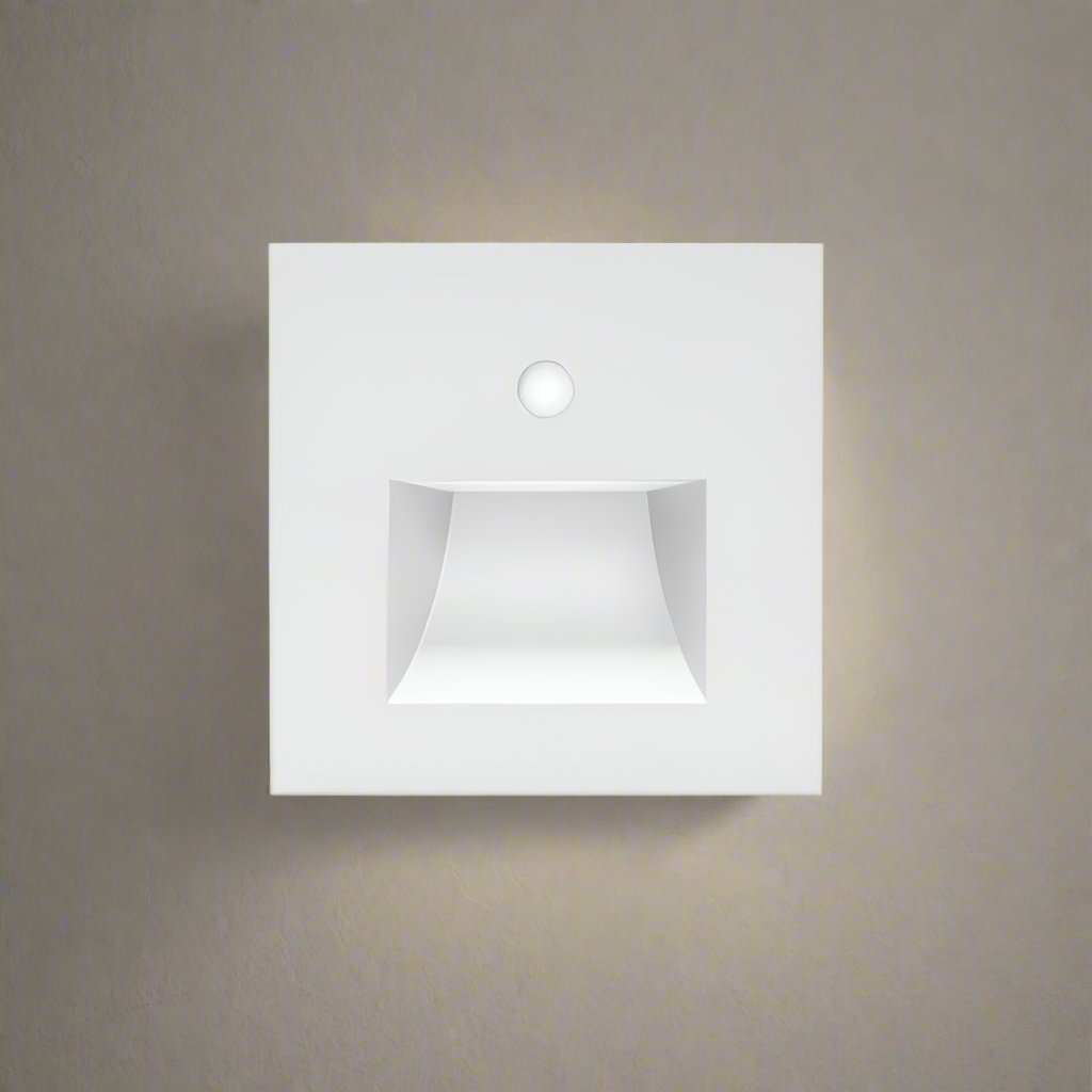 Light Motion Sensor Minimal Square Indoor Night Lamp