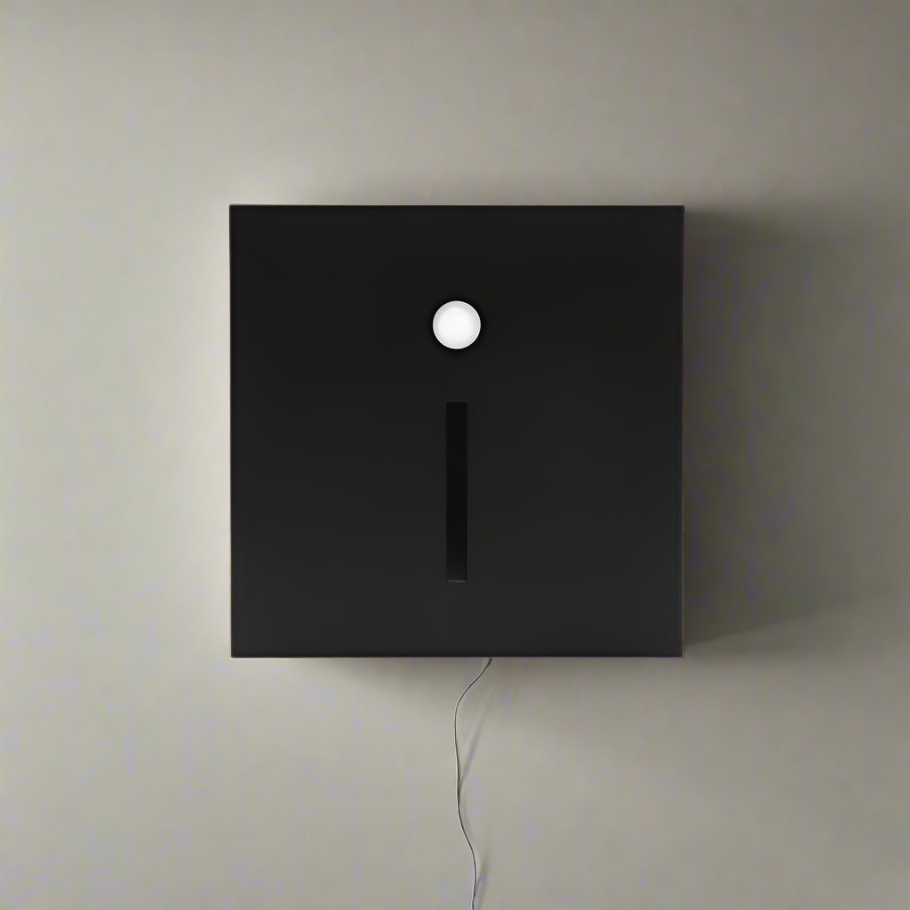 Light Motion Sensor Minimal Square Indoor Night Lamp