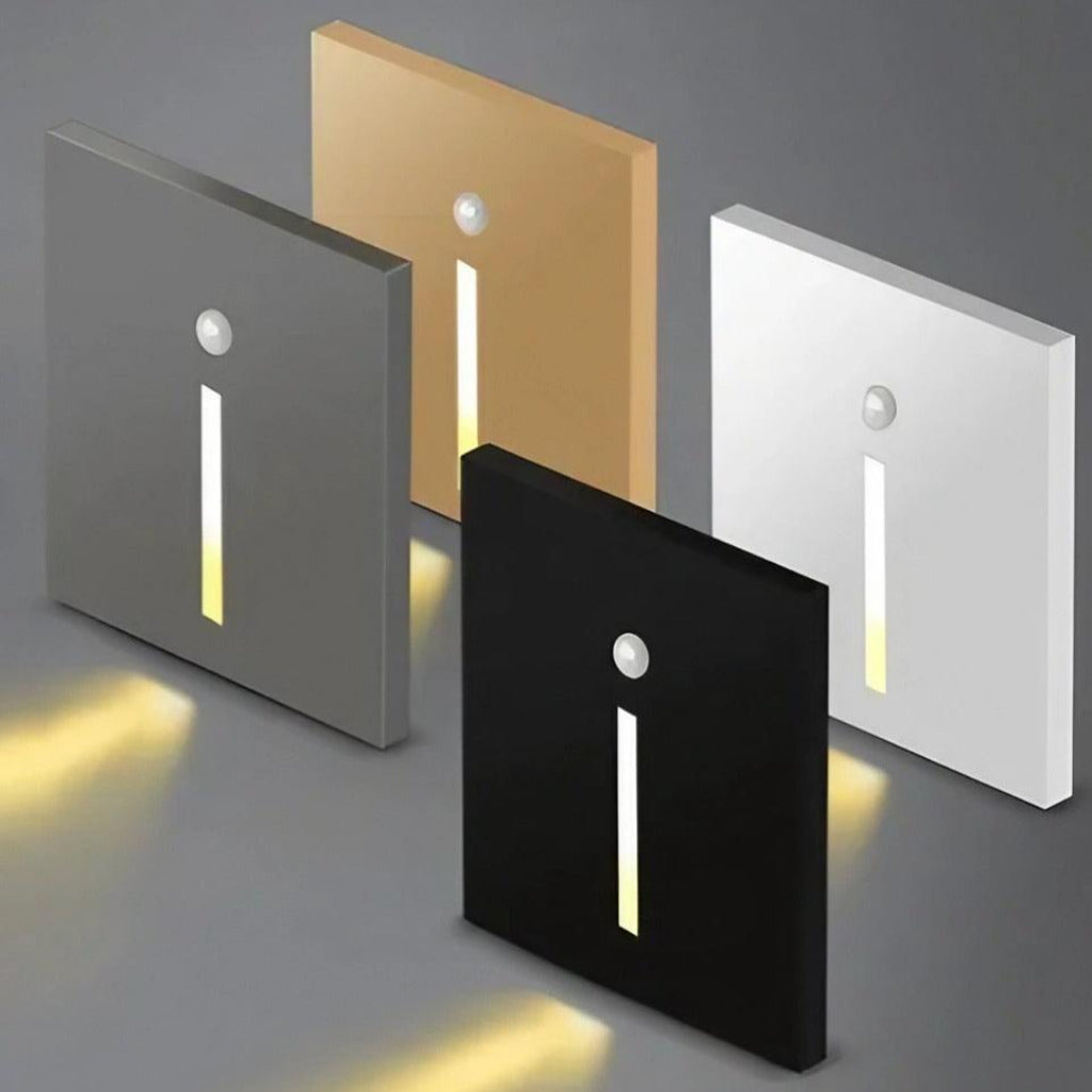 Light Motion Sensor Minimal Square Indoor Night Lamp