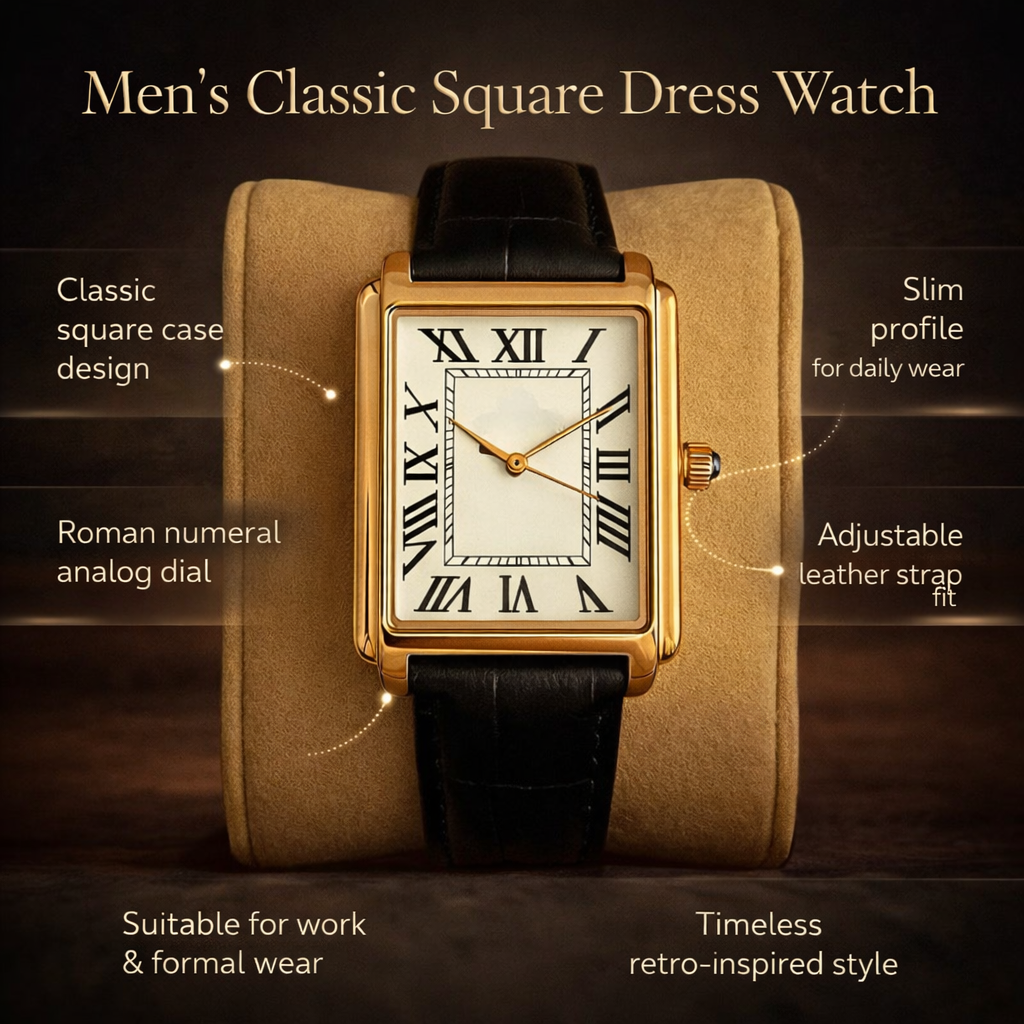 Analog Dress Watch Men's Classic Men's Watch Dress Strap - Image 4