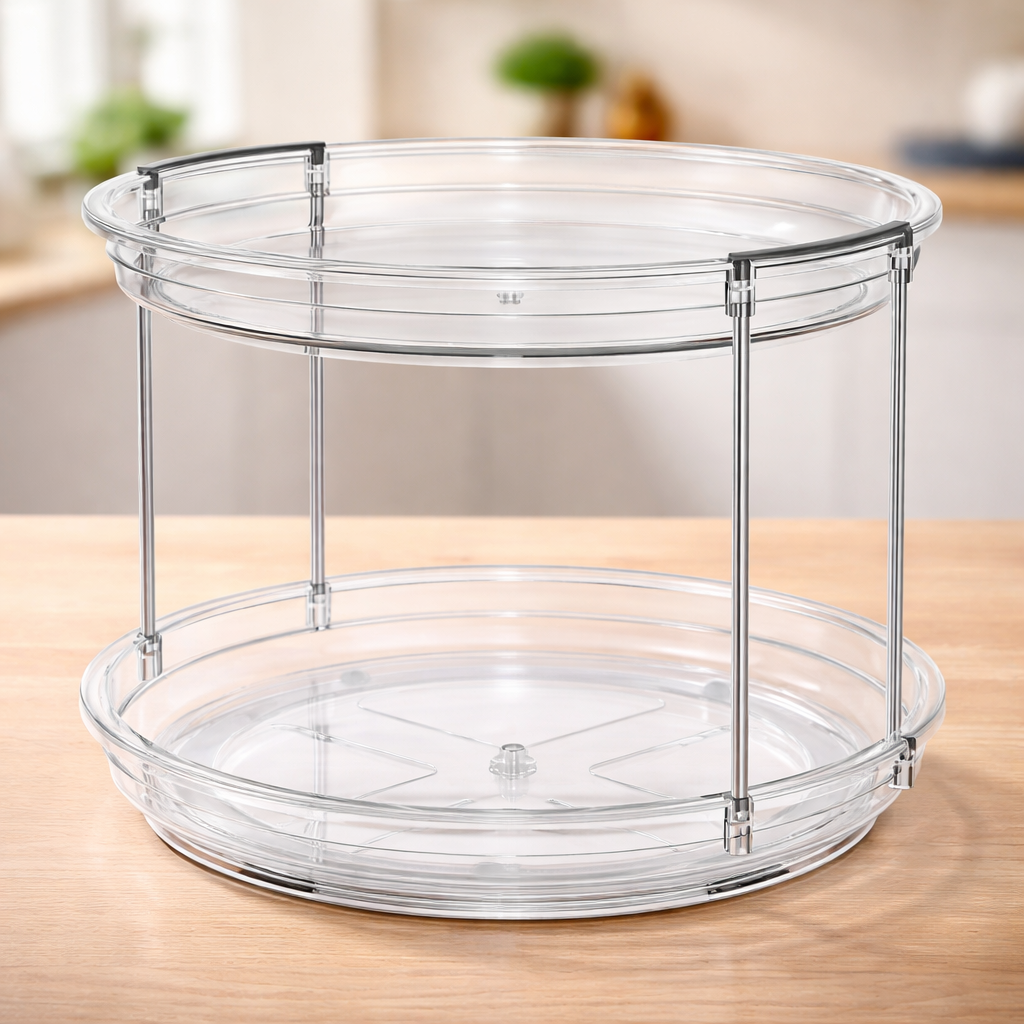Lazy Susan Organizer Cabinet Turntable Storage
