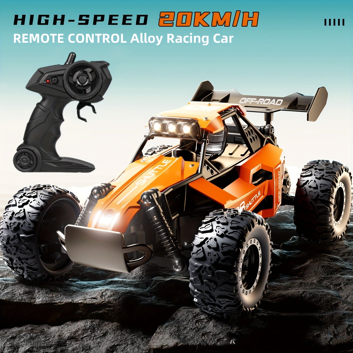 Remote Control Off-Road Alloy Racing Car