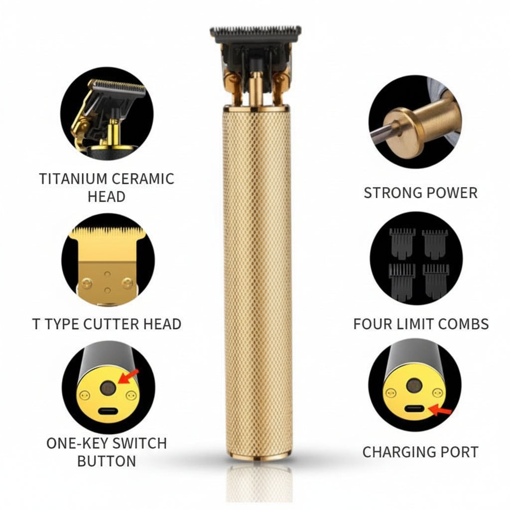 Beard Trimmer Cordless Hair Trimmer Professional Grooming Tool - Image 3