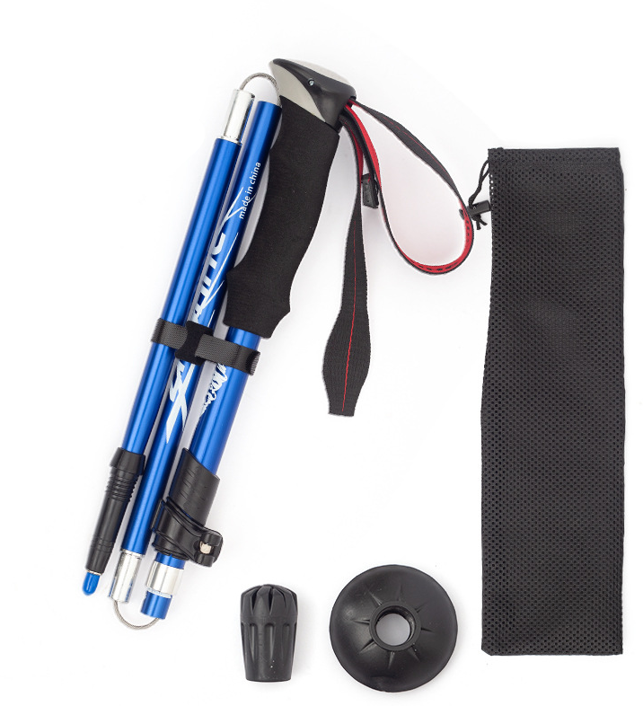 Hiking Poles Foldable Lightweight Aluminum Walking Sticks