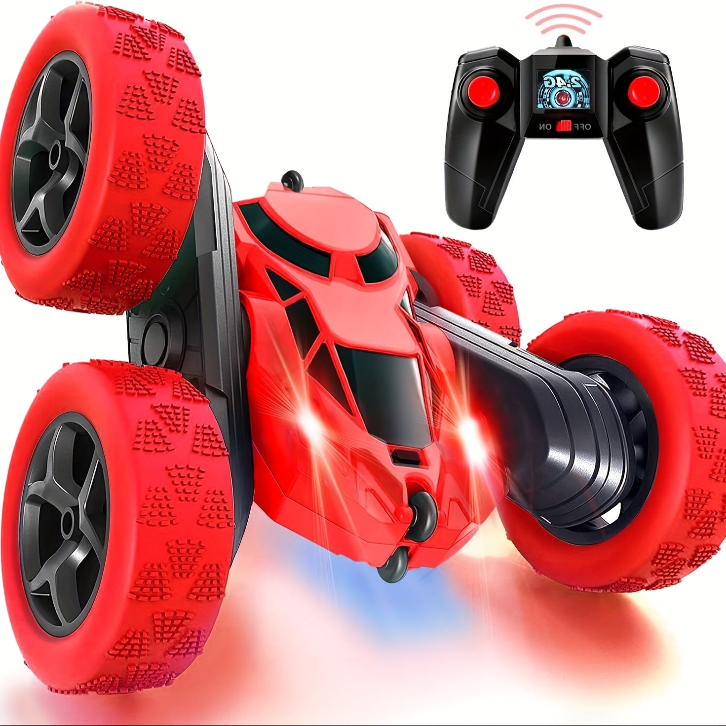 Remote Control Stunt Car with Lights