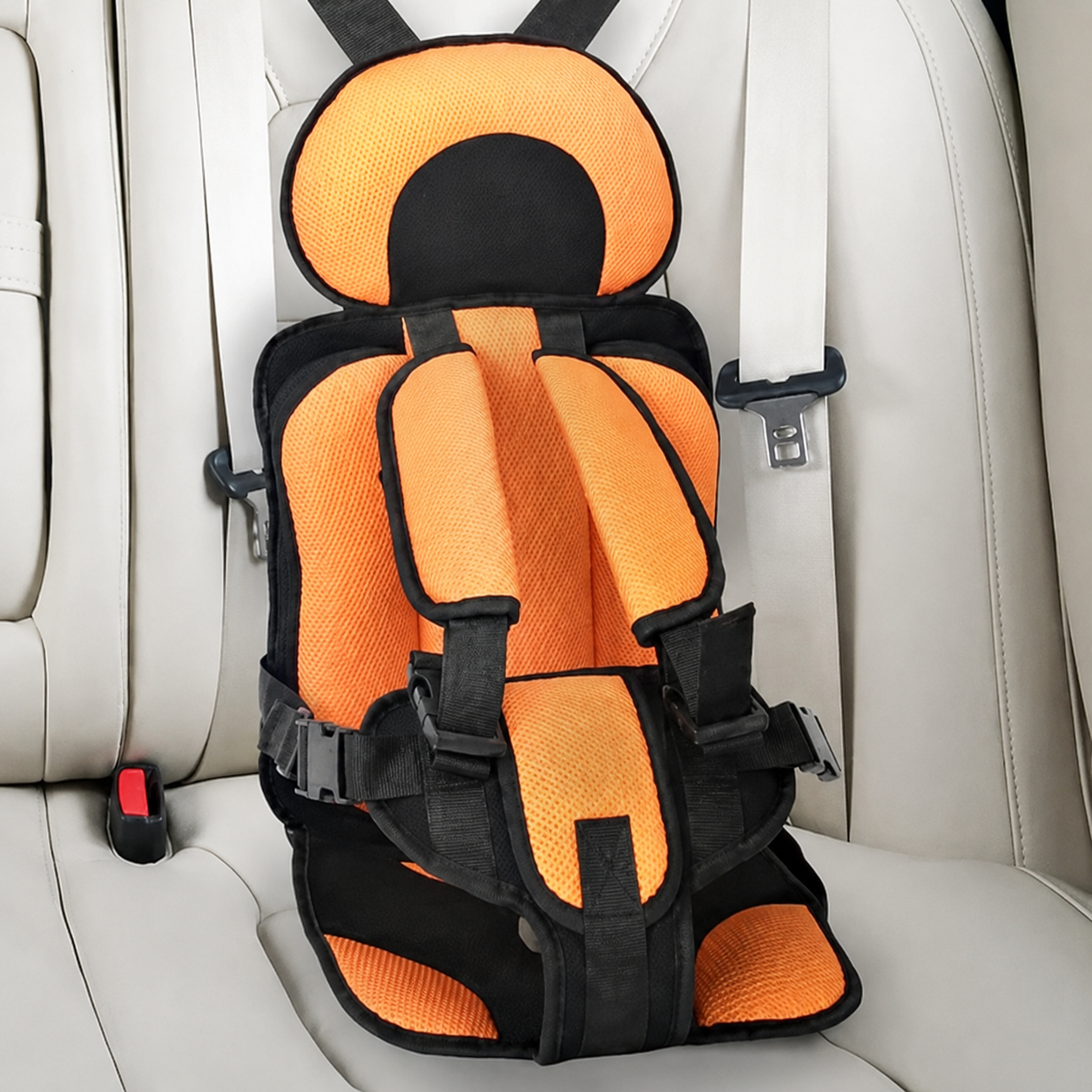 Child Car Seat Travel Portable Adjustable Foldable - Image 5