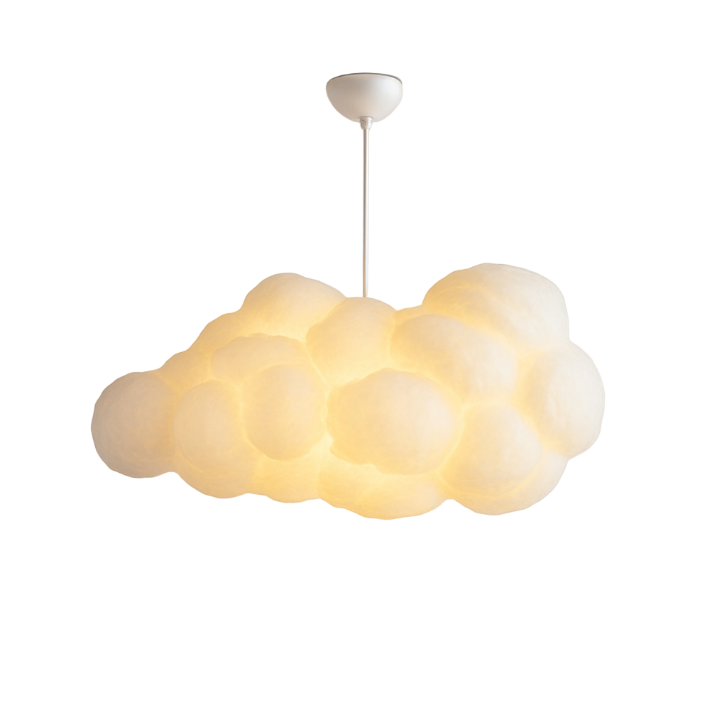 Luminous Aura: Modern White Pendant Ceiling Lights for Bedroom with Dual Shades for Stylish Illumination