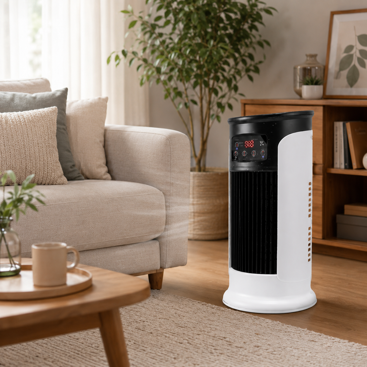 Compact Air Conditioner Portable Energy Efficient Tower Design - Image 1