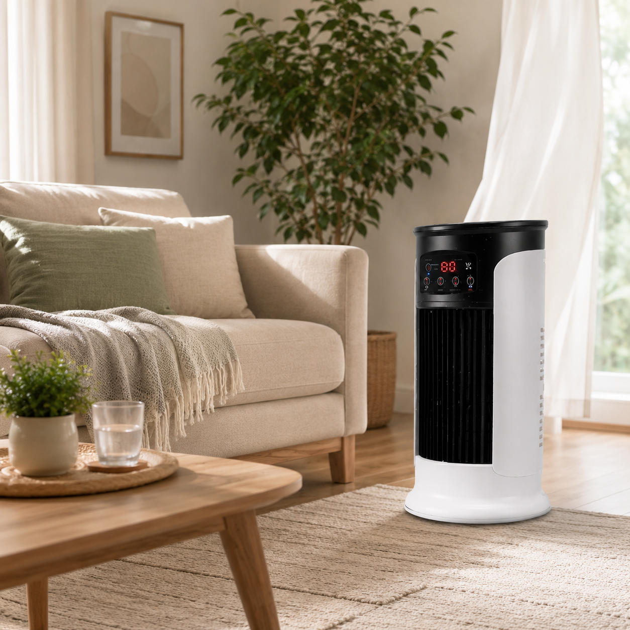 Compact Air Conditioner Portable Energy Efficient Tower Design - Image 2