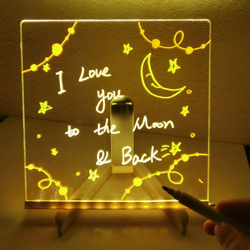 Tableau de dessin lumineux à LED