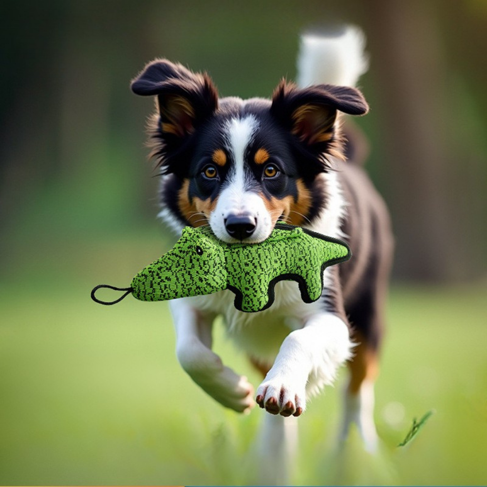 Juguete para masticar perro duradero chirriante para masticadores fuertes