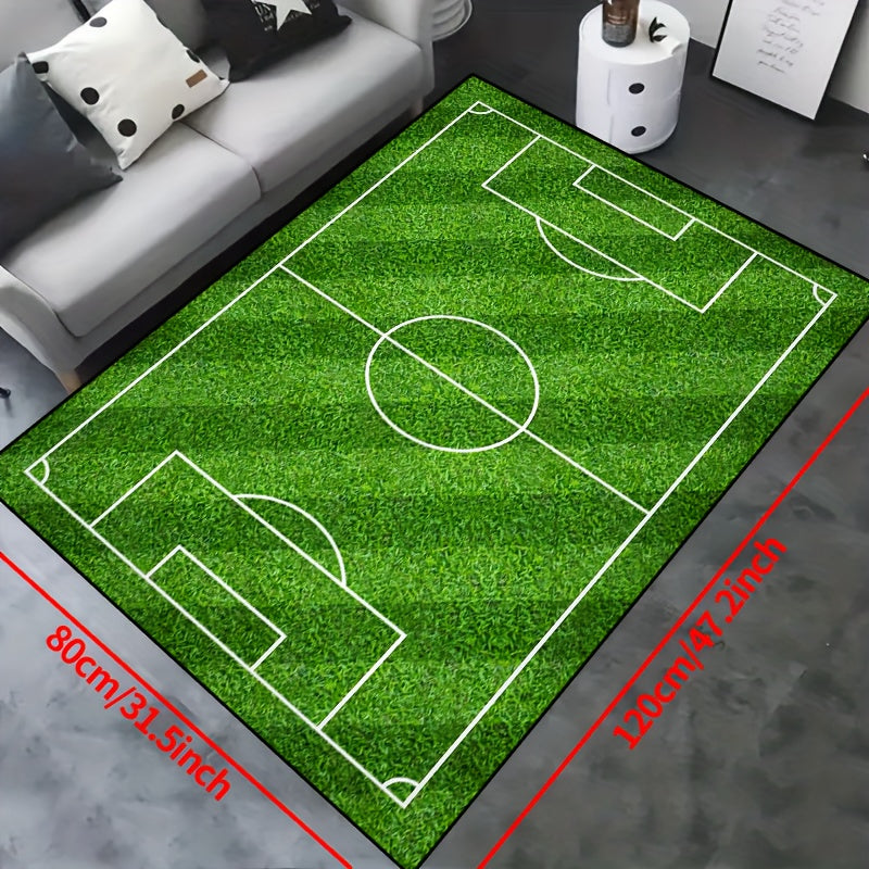 SoccerPlay | Non-Slip Washable Rug for Living Room & Bedroom