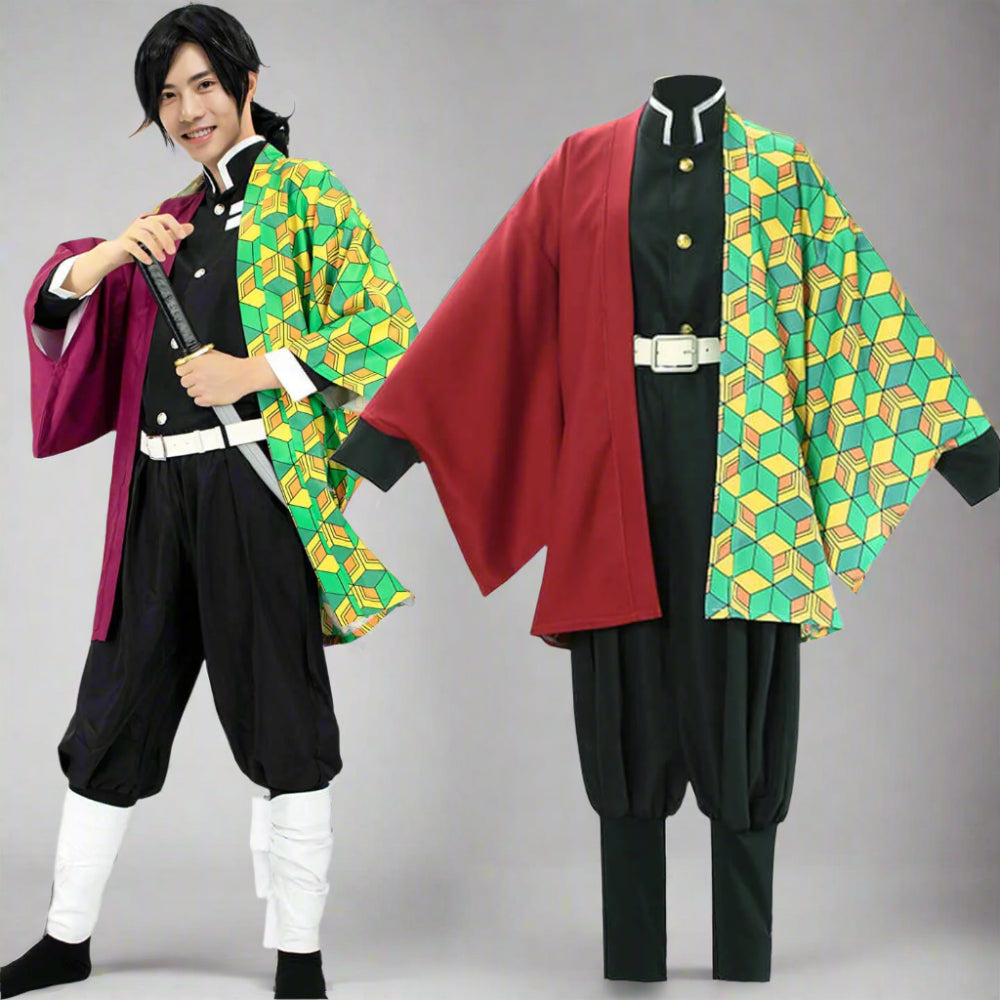 Demon Cosplay Costumes Nezuko Costume Mitsuri Tanjiro Shinobu Cosplay Set Mitsuri Kanroji Halloween Costumes - Image 15