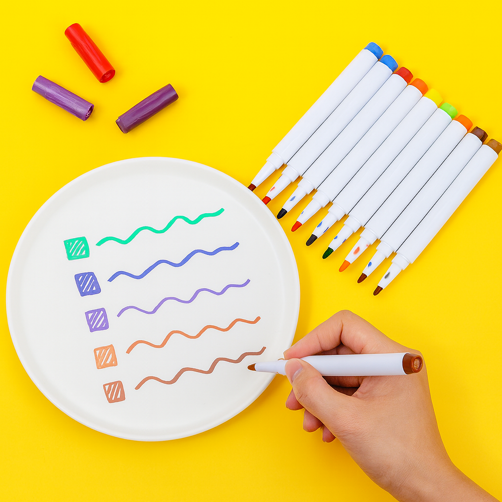 Sada omyvatelných uměleckých fixů na malování vodou