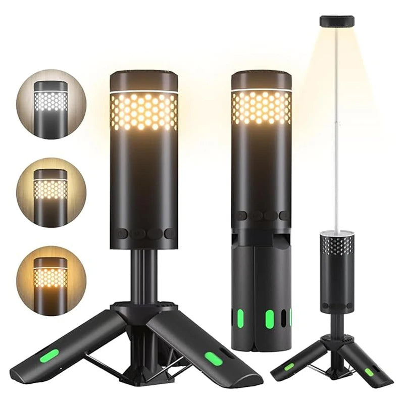 Camping Lantern with Tripod Rechargeable LED Light