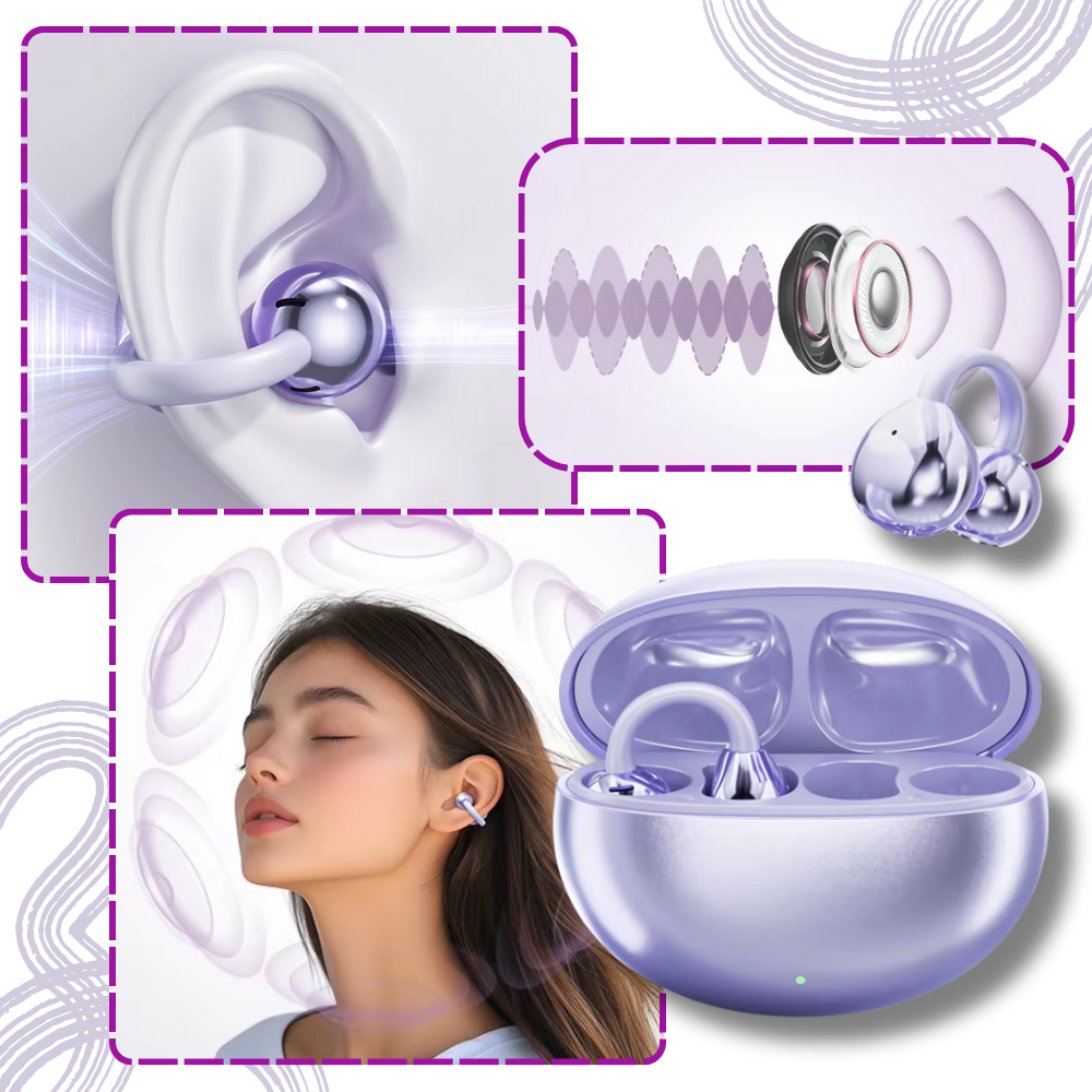 Wireless Open Ear Bluetooth Clip Headphones