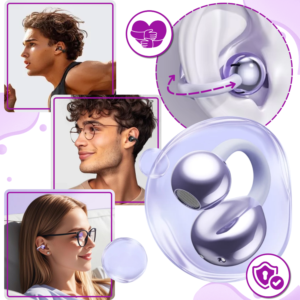 Wireless Open Ear Bluetooth Clip Headphones