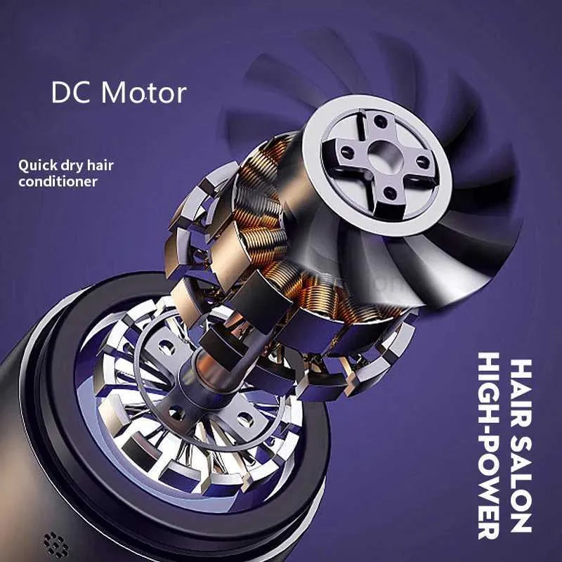 Spazzola Asciugacapelli | Styler Silenzioso ad Alta Velocità per Casa