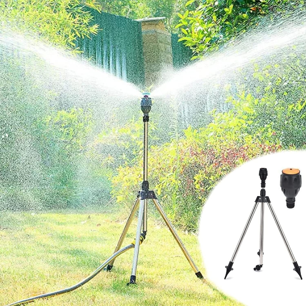 Garden Sprinkler Tripod Adjustable Watering System