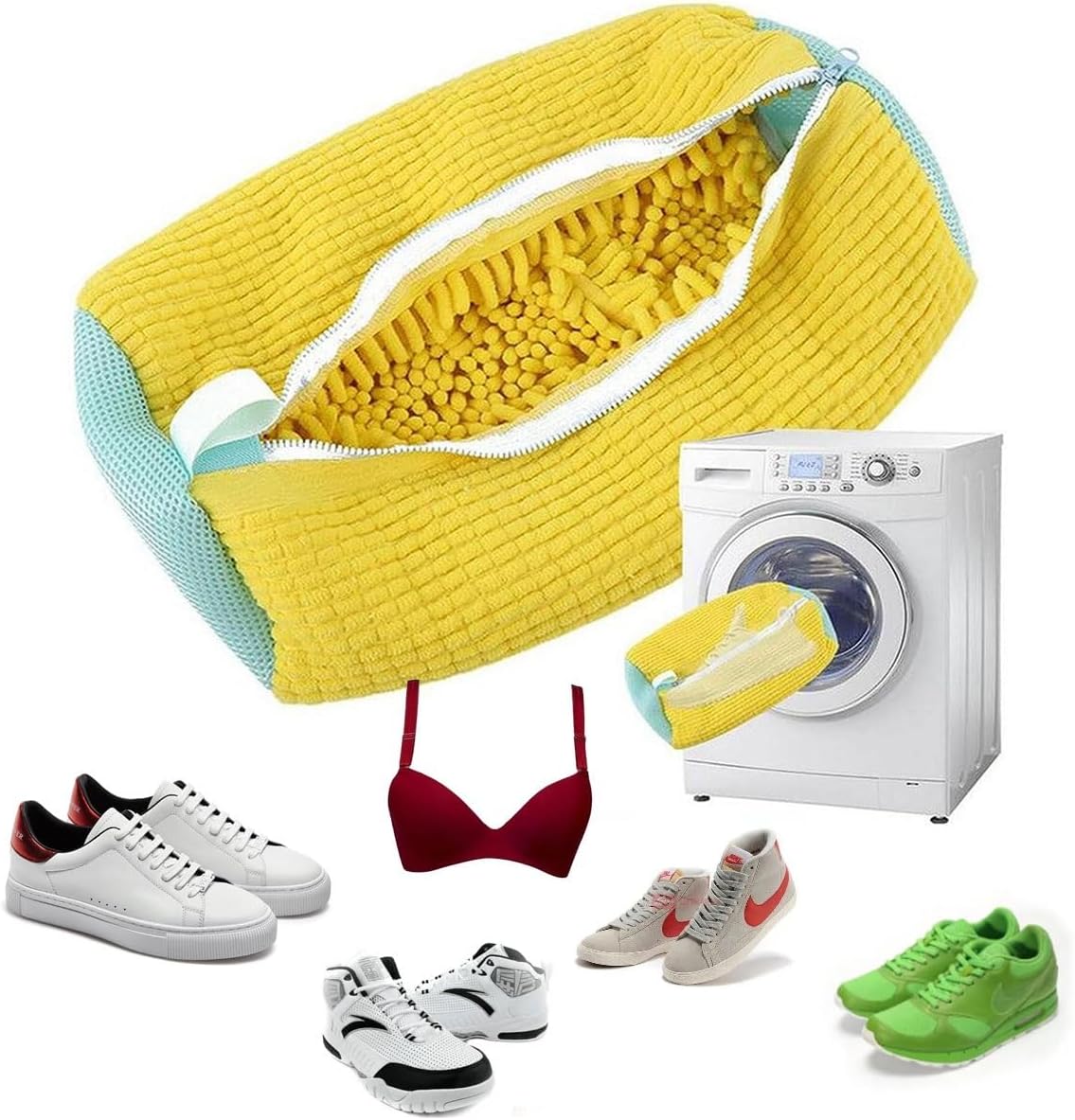 Effortless Shoe Cleaning Bag for Washing Machine - Image 1
