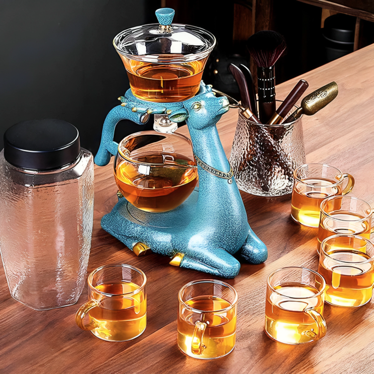 Ceramic Teapot Animal Design Tea Set