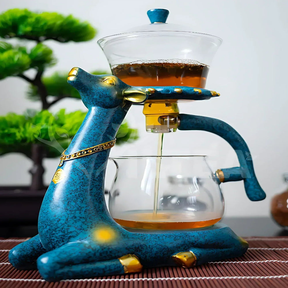 Ceramic Teapot Animal Design Tea Set