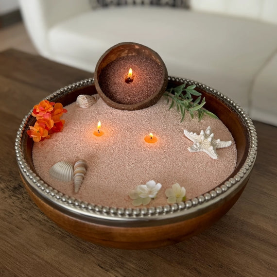 Elegant Refillable Candle Set with Accessories - Image 3