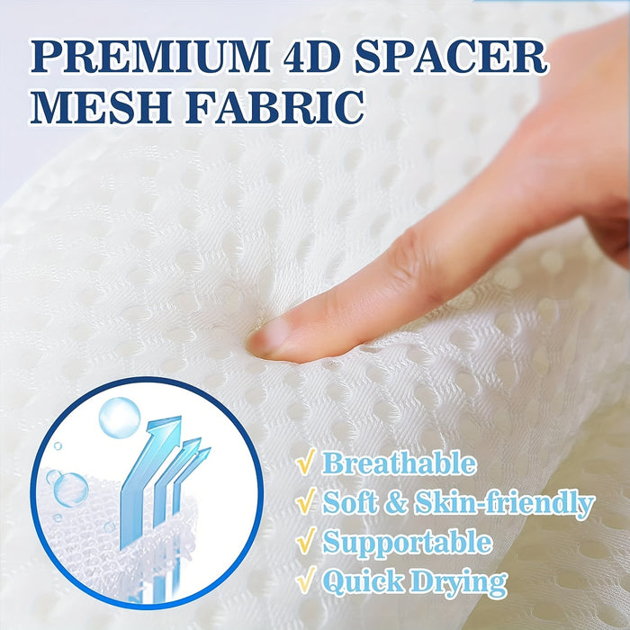 Bath Pillow Ergonomic Mesh Spa Cushion