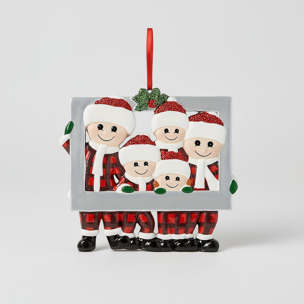 Vánoční ozdoby rodinná figurka závěsná dekorace na strom