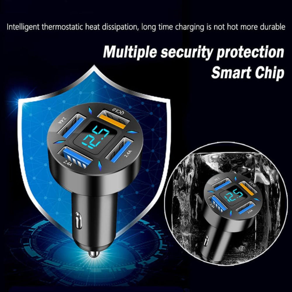 Car Charger Fast USB Multi Port Adapter