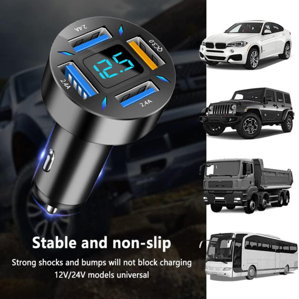 Car Charger Fast USB Multi Port Adapter
