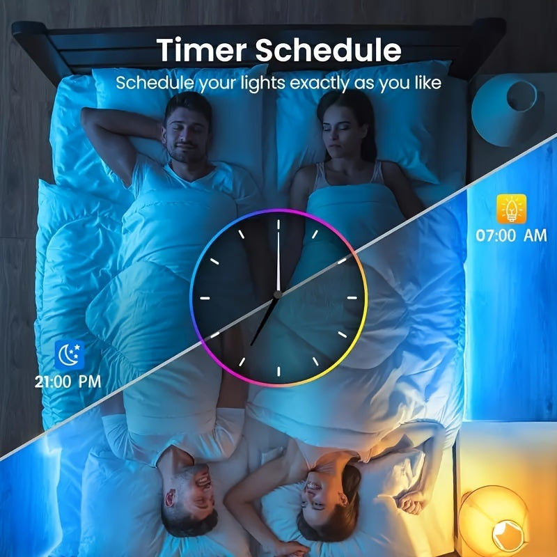 LED-Streifenlichter Farbwechsel mit Musik-Synchronisation