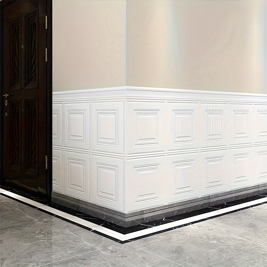 3D Wall Panels XPE Foam Self Adhesive Soundproof Decor Tiles