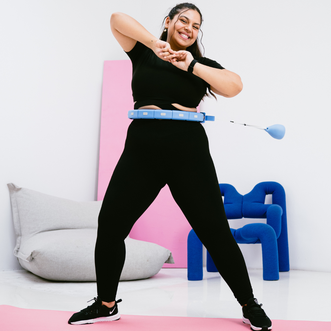 Weighted Fitness Hoop Adjustable Exercise Ring