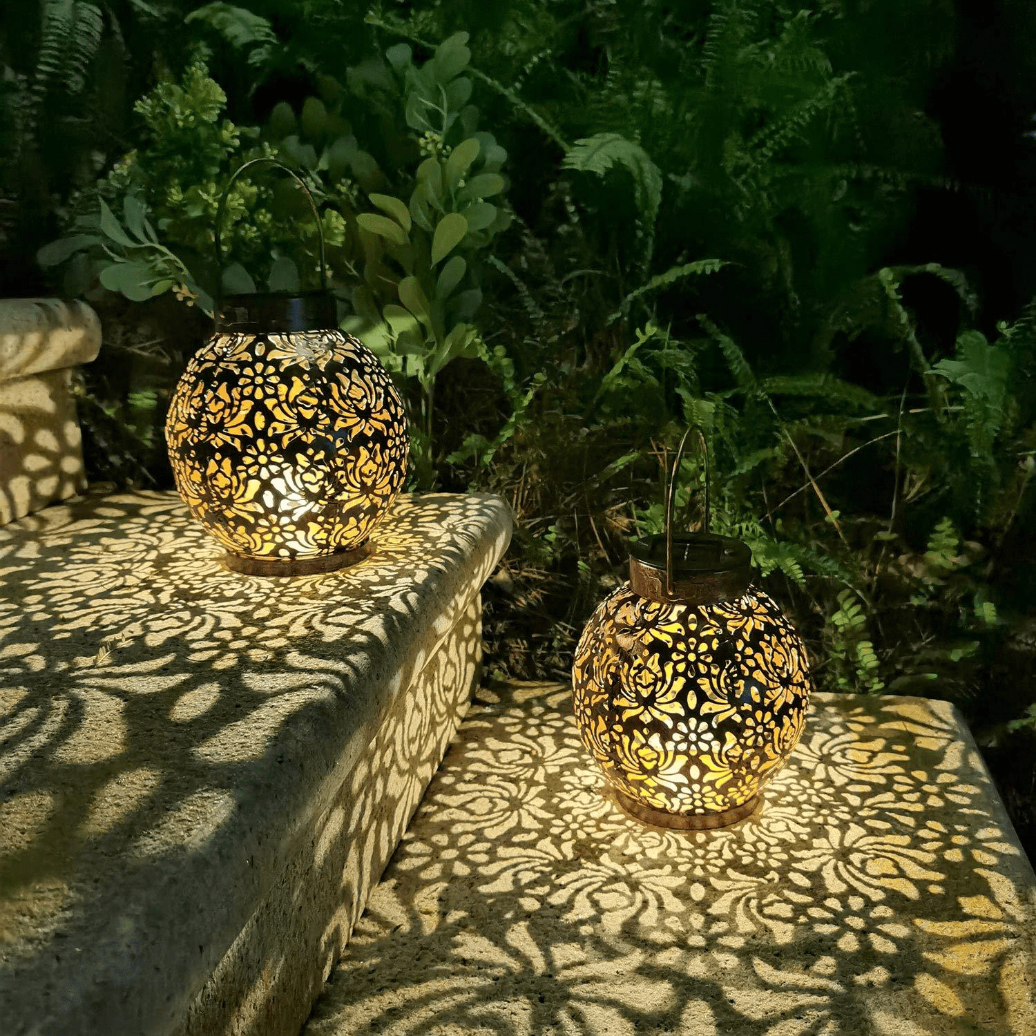 SolarGlow Lantern | Moroccan-Style Outdoor Solar Light