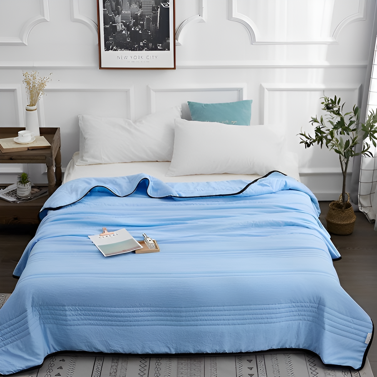 Blanket Summer Bamboo Cooling Lightweight Bed Cover