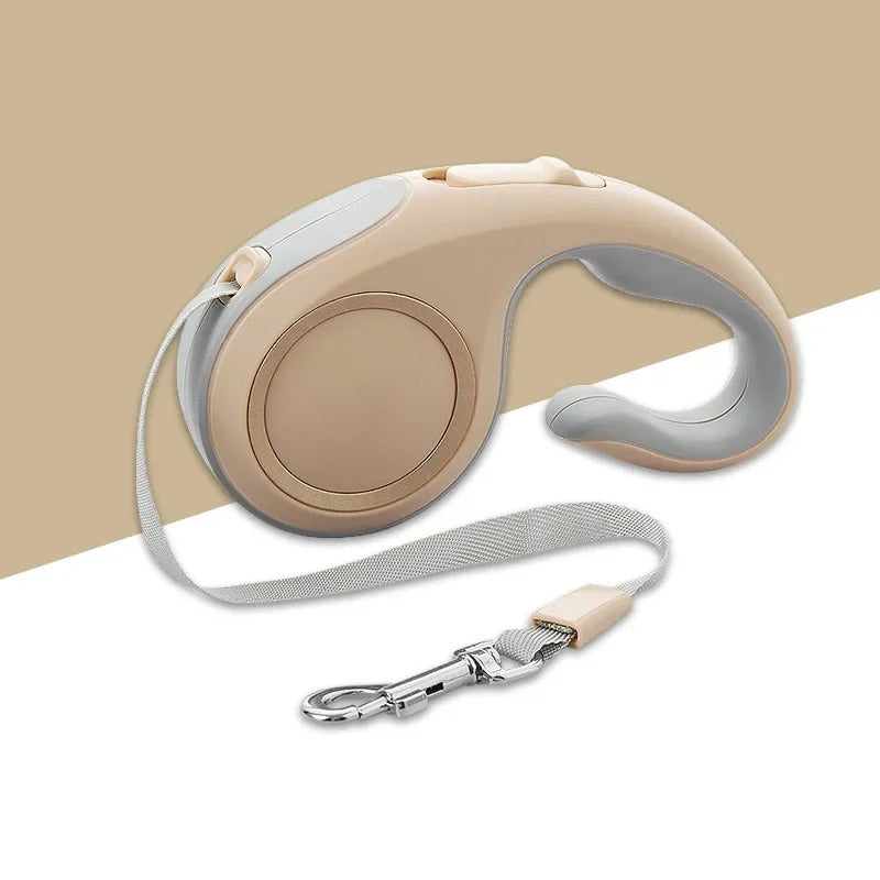 Correa para perro con mango retráctil de agarre suave