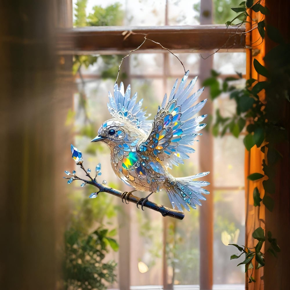 Hanging Decor Acrylic Suncatcher Window Suncatcher Bird - Image 2