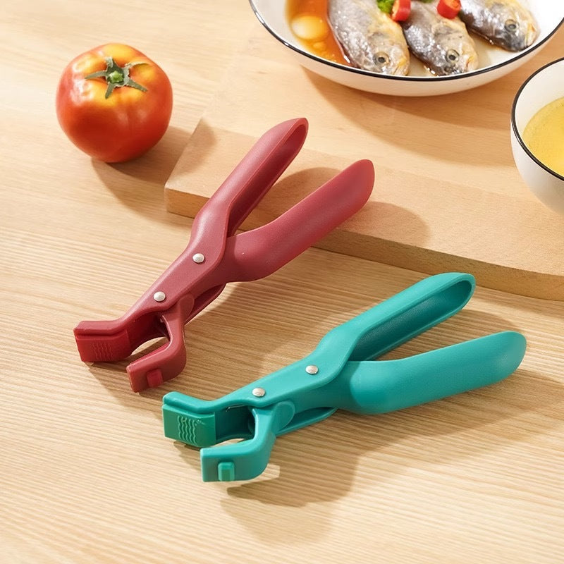 Heat Resistant Silicone Kitchen Tongs Grip