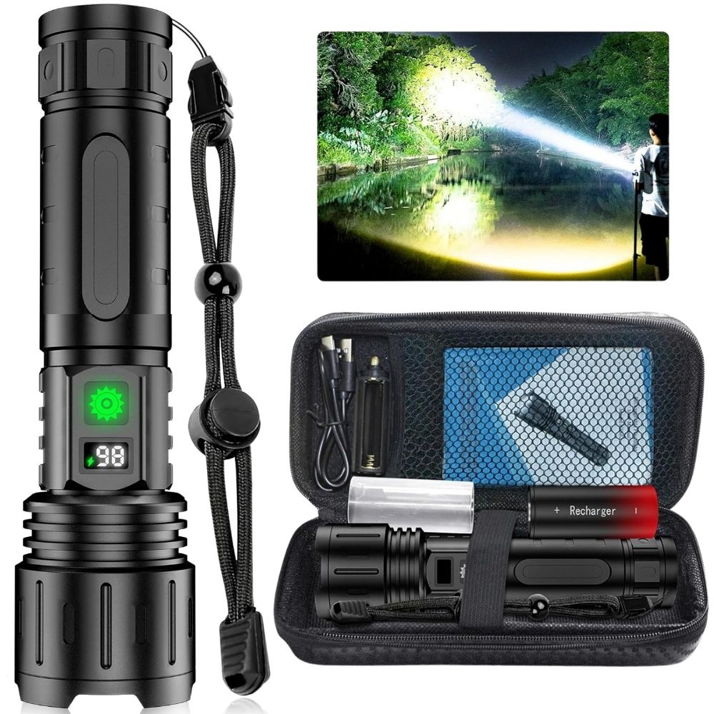 High Lumens Tactical LED Flashlight - Image 1