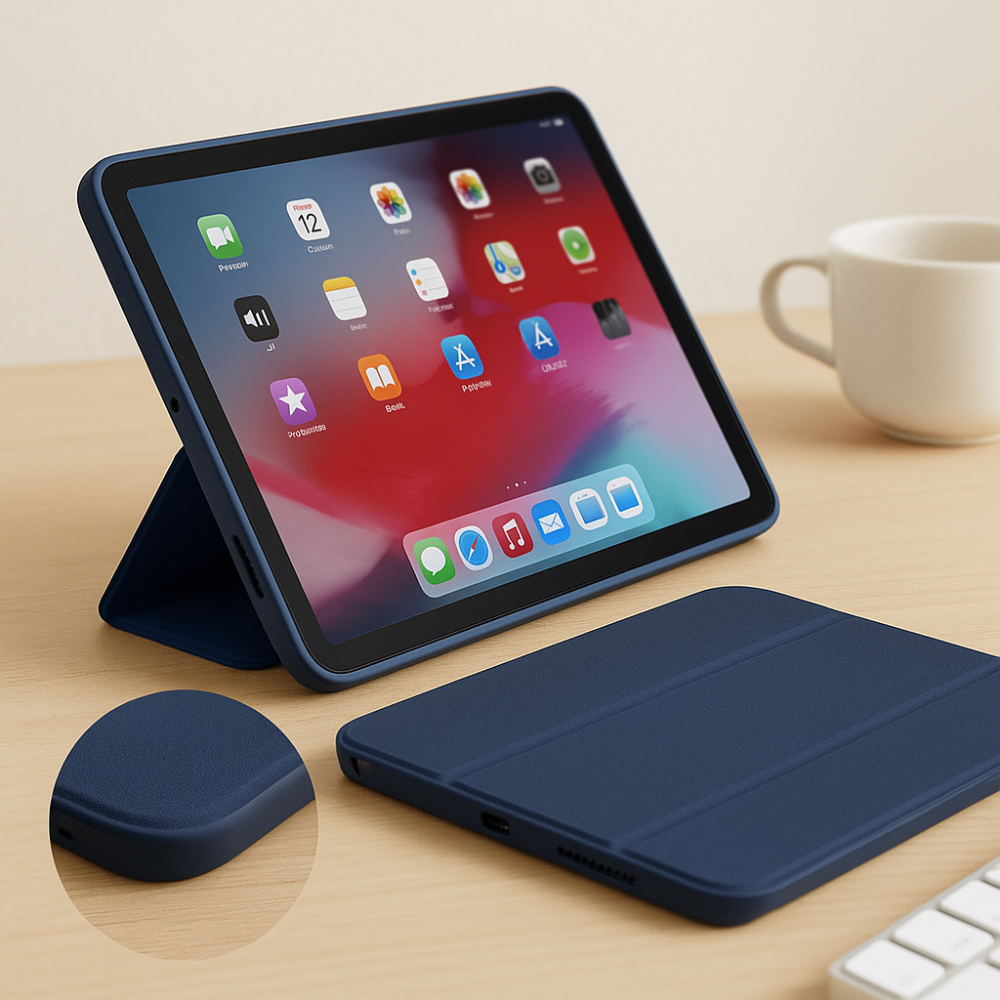 iPad Case Slim Magnetic Silicone Cover