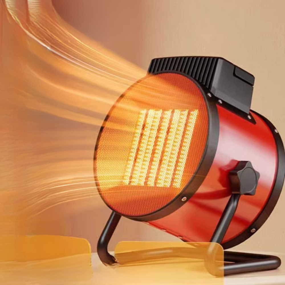 Electric Space Heater Adjustable Thermostat Greenhouse Home Use