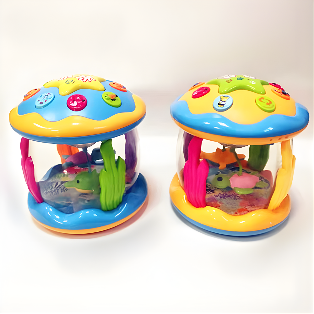 Baby Musical Toy Colourful Plastic Light-Up Dome