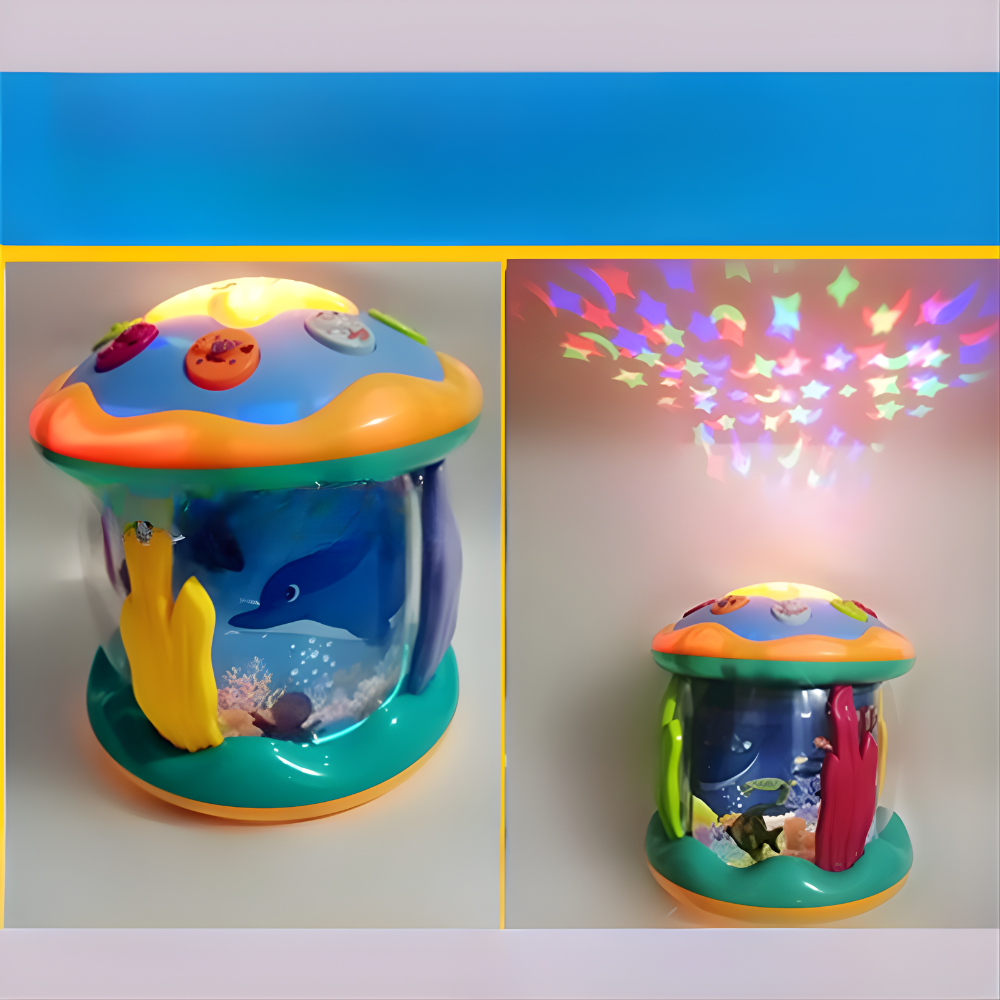 Baby Musical Toy Colourful Plastic Light-Up Dome