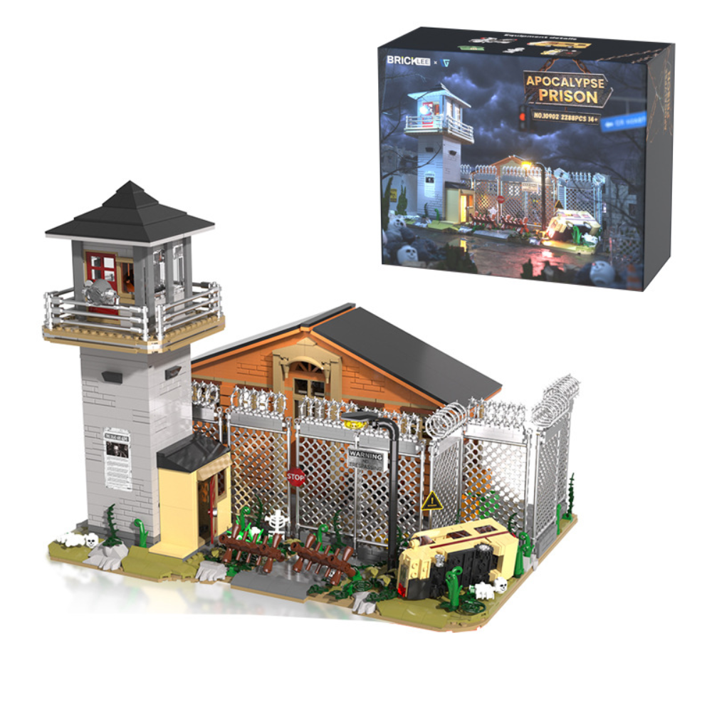 Christmas Village Building Set Lights Holiday Gift Toy