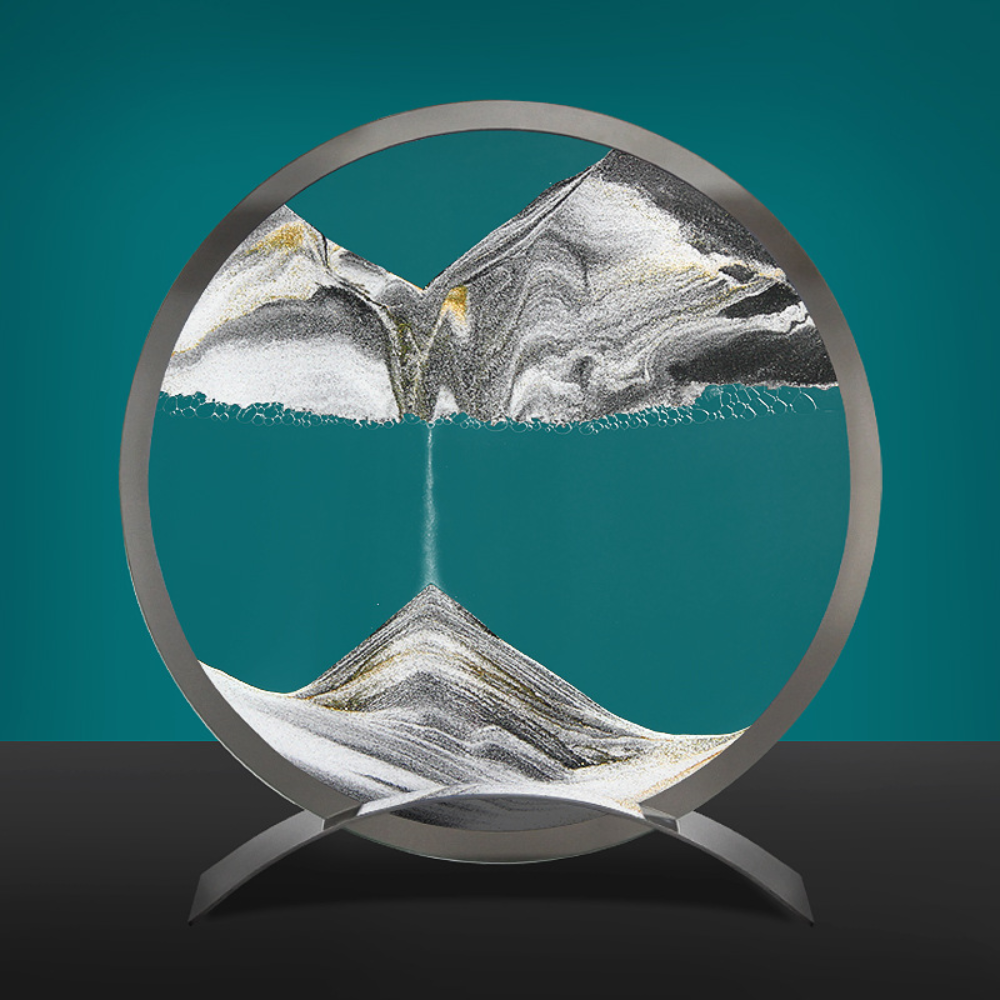 Wall Art Motion Sand Timer Light