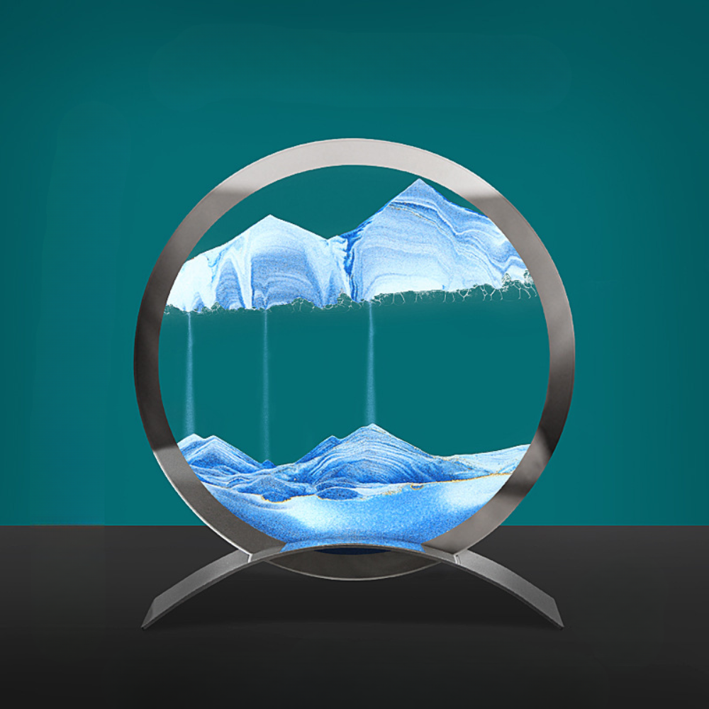 Wall Art Motion Sand Timer Light