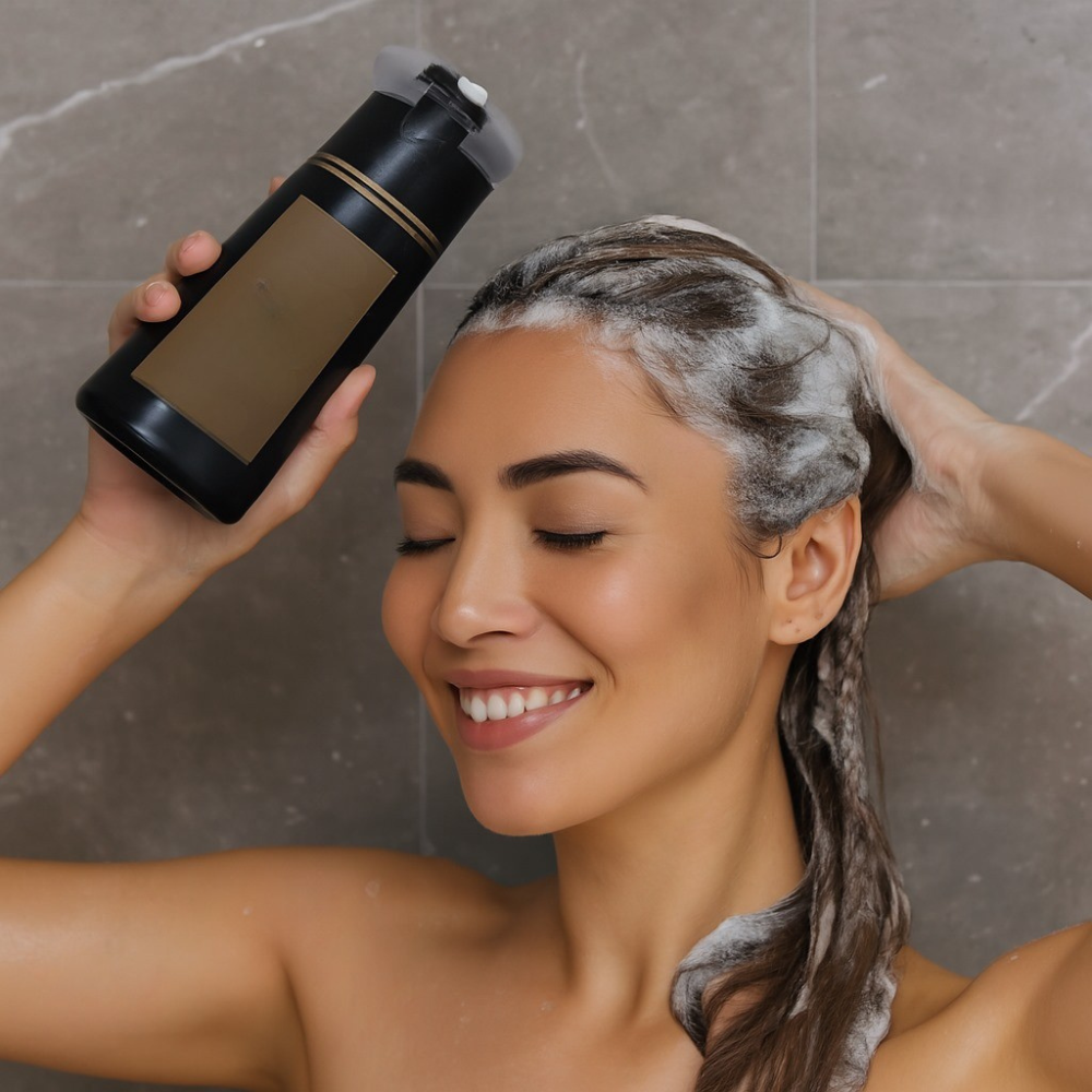 Haarfärbe-Shampoo Natürlicher Glanz
